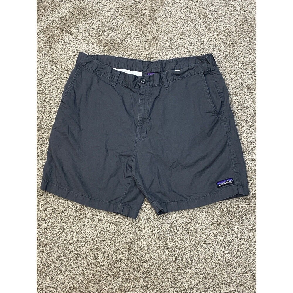 Patagonia Men's Dark Gray Flat Front Shorts